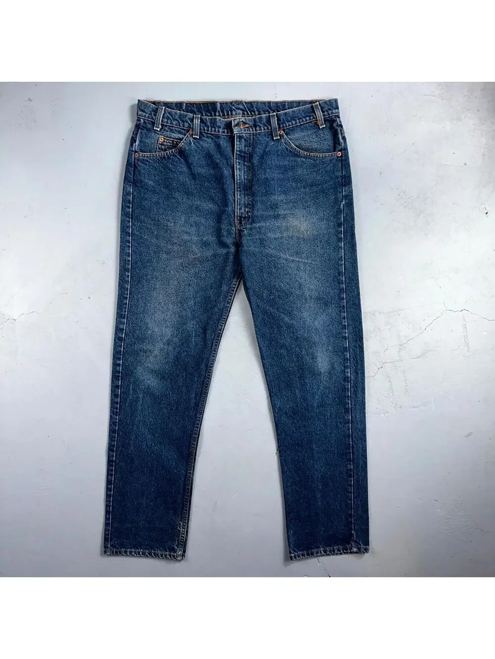 Levis 505 Vintage 90s USA Orange Tab Jeans 40x32 Blue Med Wash 501 Act 38x31